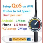 làm thế nào để thiết lập QOS để thiết lập giới hạn tốc độ internet
