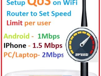 làm thế nào để thiết lập QOS để thiết lập giới hạn tốc độ internet