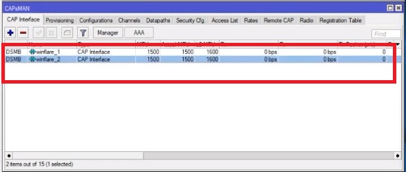 CAPSMAN di cunfigurazione per multiple vlan è multiple SSID