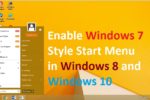 Get Windows 7 Classic Style Menu in Windows 8