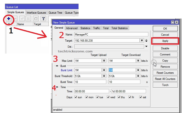 How to Set Internet Speed Limit per IP in Mikrotik from Winbox