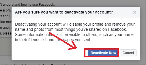 deactivate fb messenger