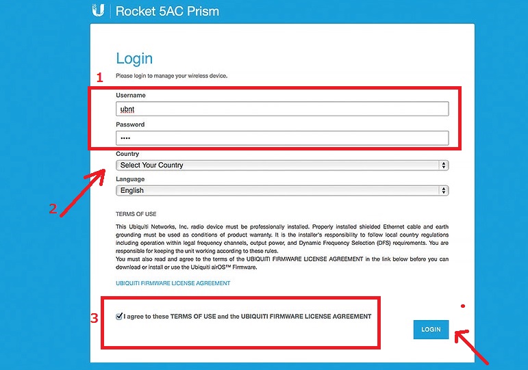 ubiquiti nanobeam 5ac configuration as the client with 5ac prism