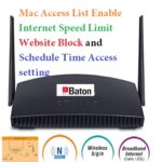 How to set internet Speed limit in iBall AC1200 WiFi Router