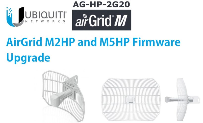 UBNT airGrid M series Firmware upgrade without internet