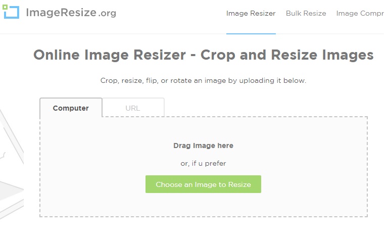 online image resizer in kb and pixels