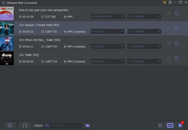 noteburner m4v converter not converting in hd