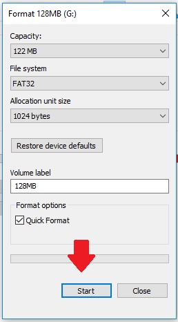 How to format USB storage device for playback on TV