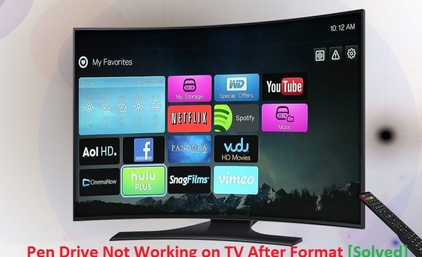 Pen Drive not working on TV