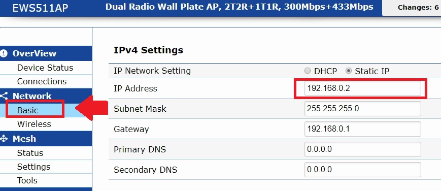 engenius wireless router ip address