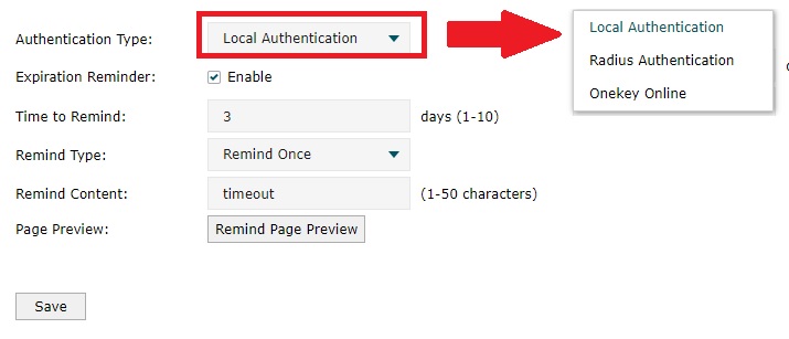 Redirecting Requests to Captive Portal Login Page