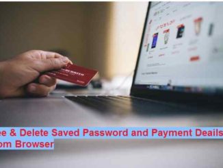 Delete Saved password on Google Chrome