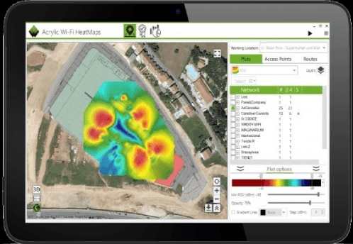 cisco wireless heat map