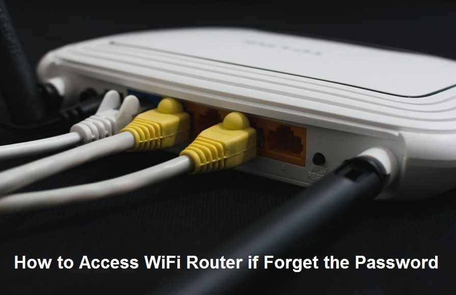 access router if password forget