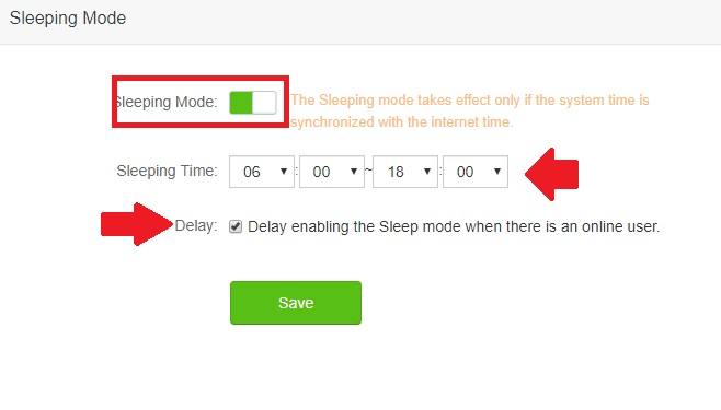 iball wifi router time settings