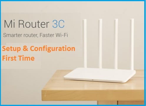 MI 3C WiFi Router Setup in PPPoE Mode
