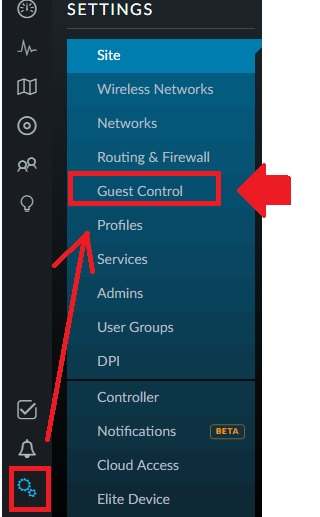 unifi controller external captive portal