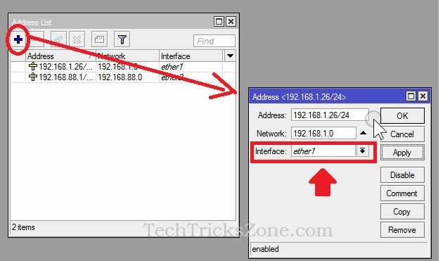 configuração básica do roteador mikrotik