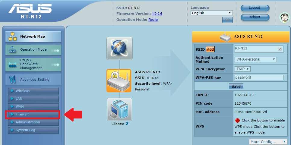 asus mac address authentication