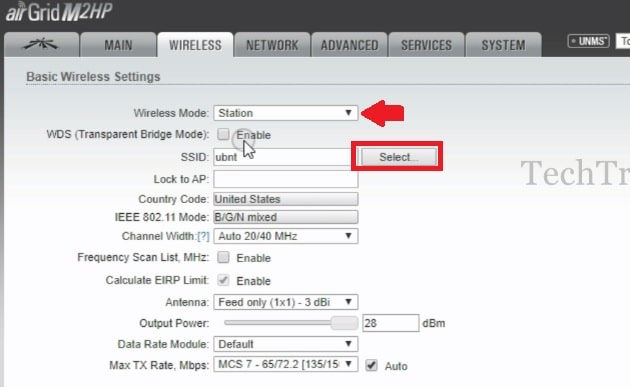 how to setup a ubiquiti airgrid m5 hp to broadcast wireless internet