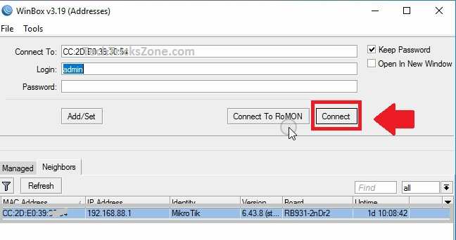 mikrotik routeros upgrade