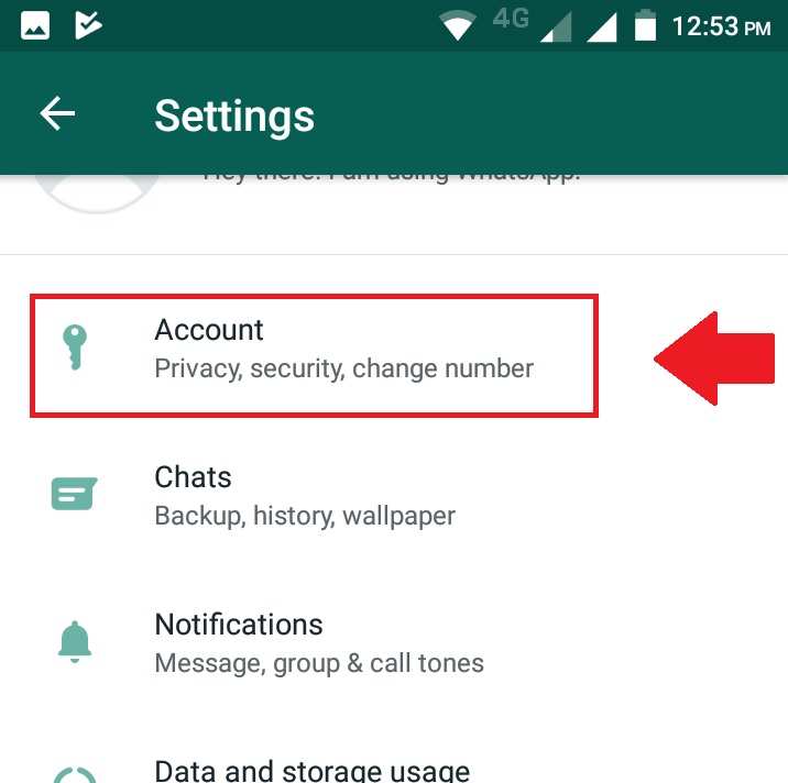 fingerprint lock not showing in whatsapp