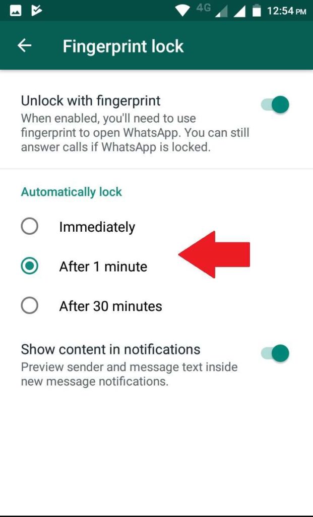 How to enable fingerprint lock on WhatsApp without any third apps