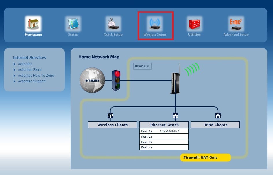 actiontec v1000h firmware