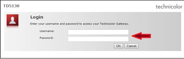 how to login to technicolor router
