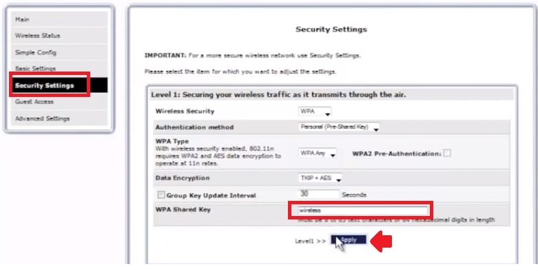 frontier arris router login