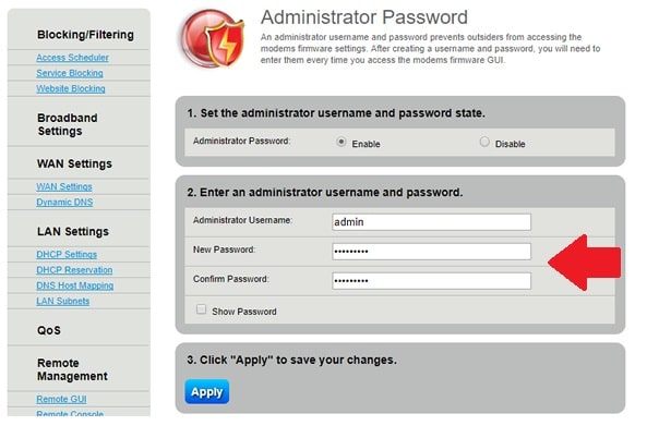 centurylink router default password