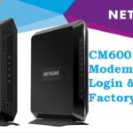login netgear cm600 cable mode