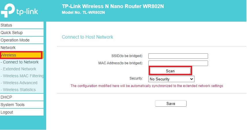 tp link nano router repeater mode