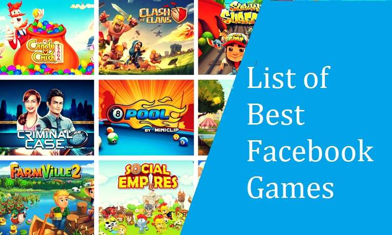 facebook games list